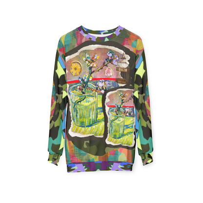 Almond Twig in Bloom Unisex Sweatshirt (Gold Label)