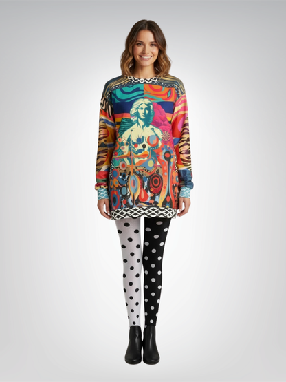 Angel on a Rampage Pop Art Unisex Sweatshirt (Gold Label)