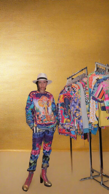 The Most Decorated Elephant Unisex Sweatshirt (Gold Label)