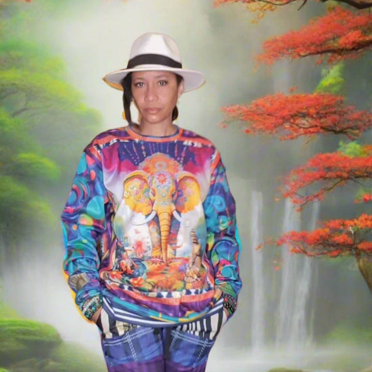 The Most Decorated Elephant Unisex Sweatshirt (Gold Label)