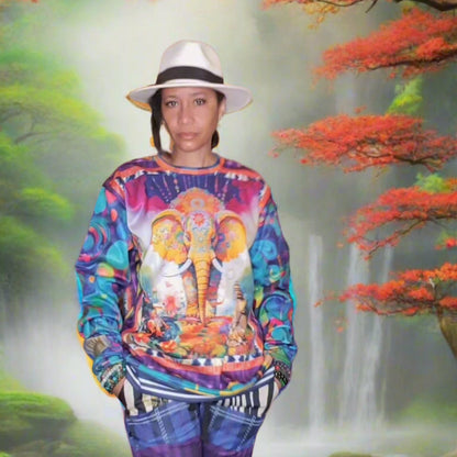 The Most Decorated Elephant Unisex Sweatshirt (Gold Label)