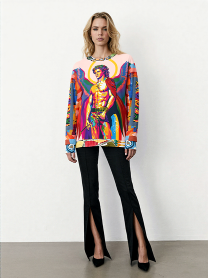 Archangel Michael Duo Sided Unisex Sweatshirt (Gold Label)