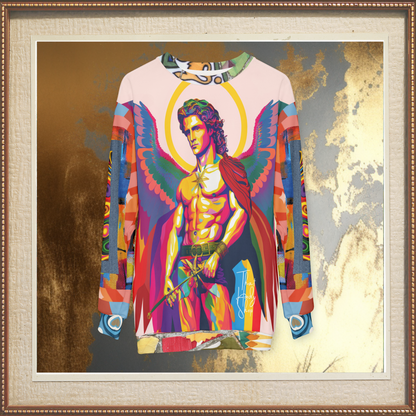 Archangel Michael Duo Sided Unisex Sweatshirt (Gold Label)