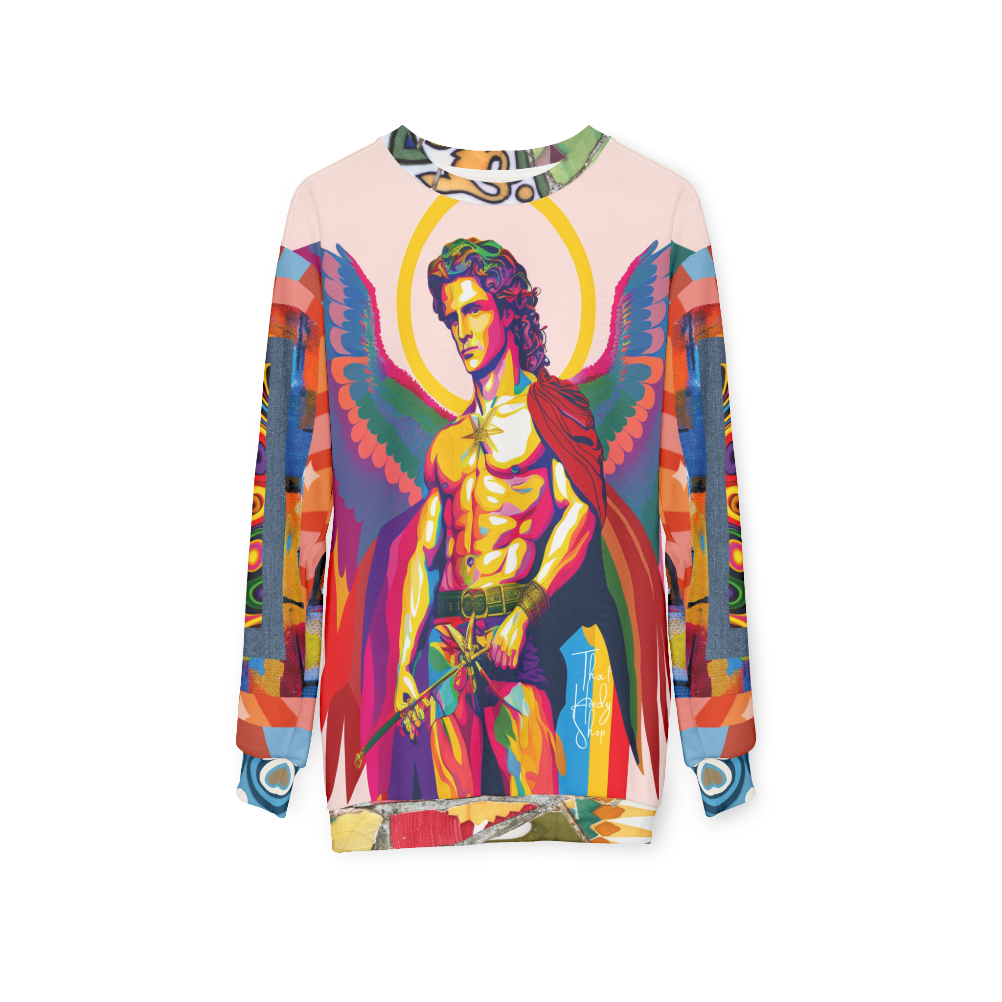 Archangel Michael Duo Sided Unisex Sweatshirt (Gold Label)