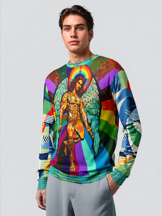 Archangel Sachiel of Prosperity Unisex Sweatshirt (Gold Label)