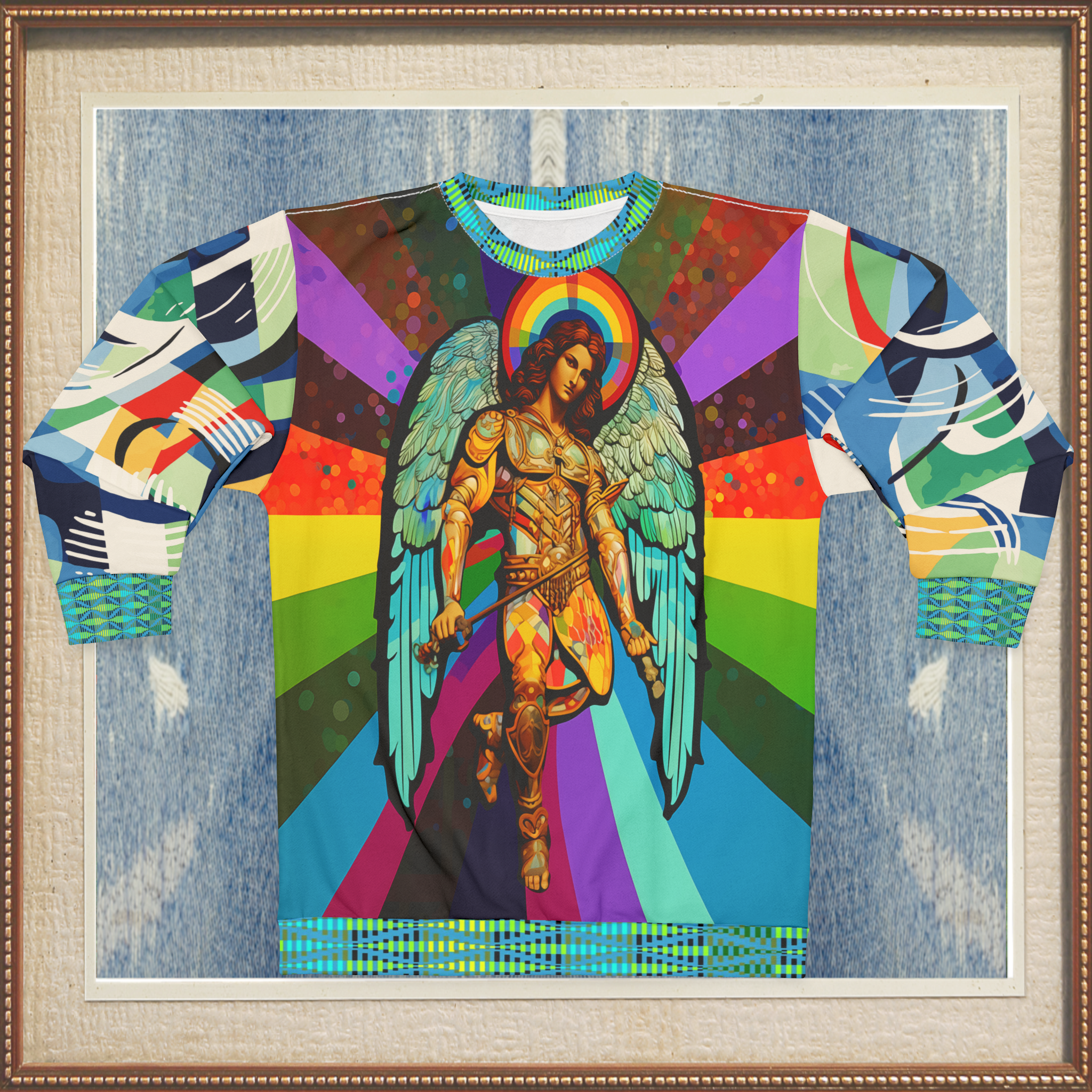 Archangel Sachiel of Prosperity Unisex Sweatshirt (Gold Label)