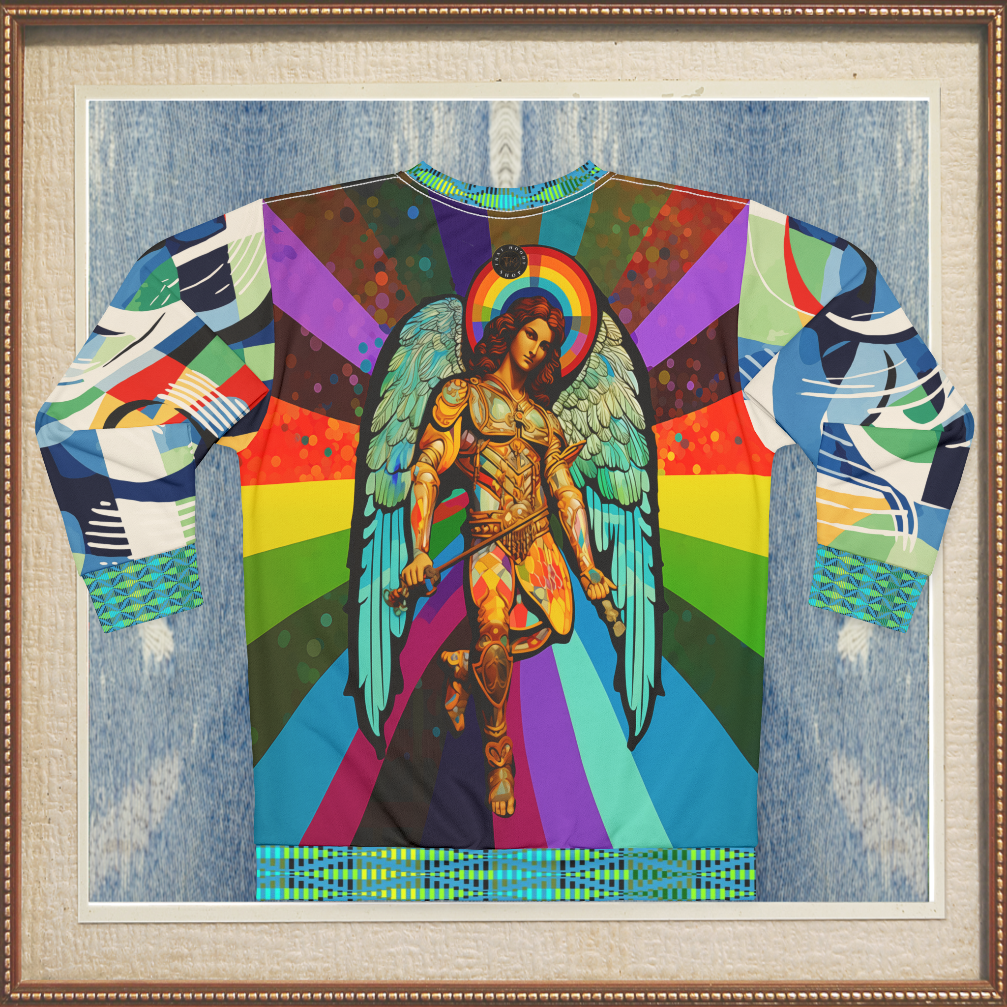 Archangel Sachiel of Prosperity Unisex Sweatshirt (Gold Label)