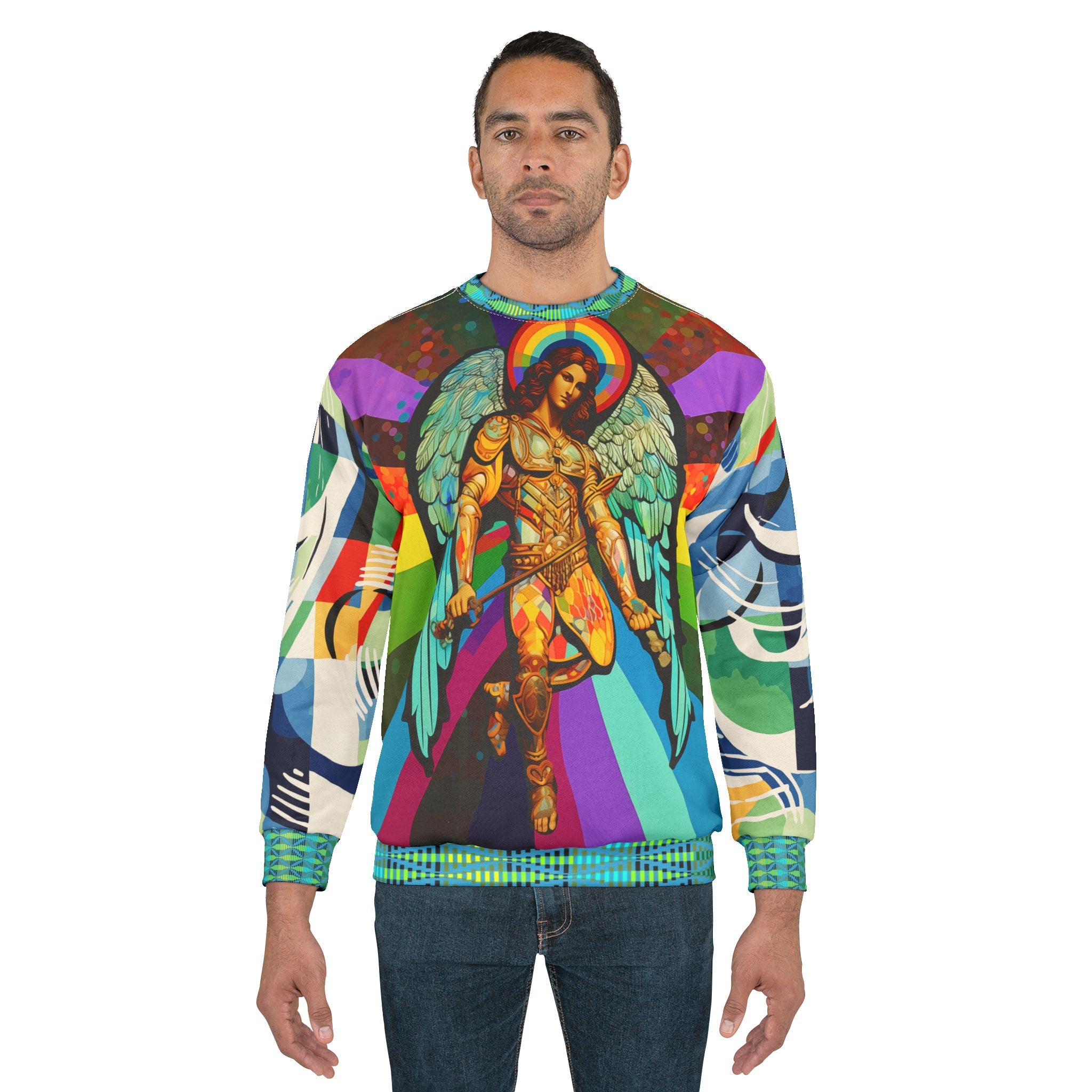 Archangel Sachiel of Prosperity Unisex Sweatshirt (Gold Label)