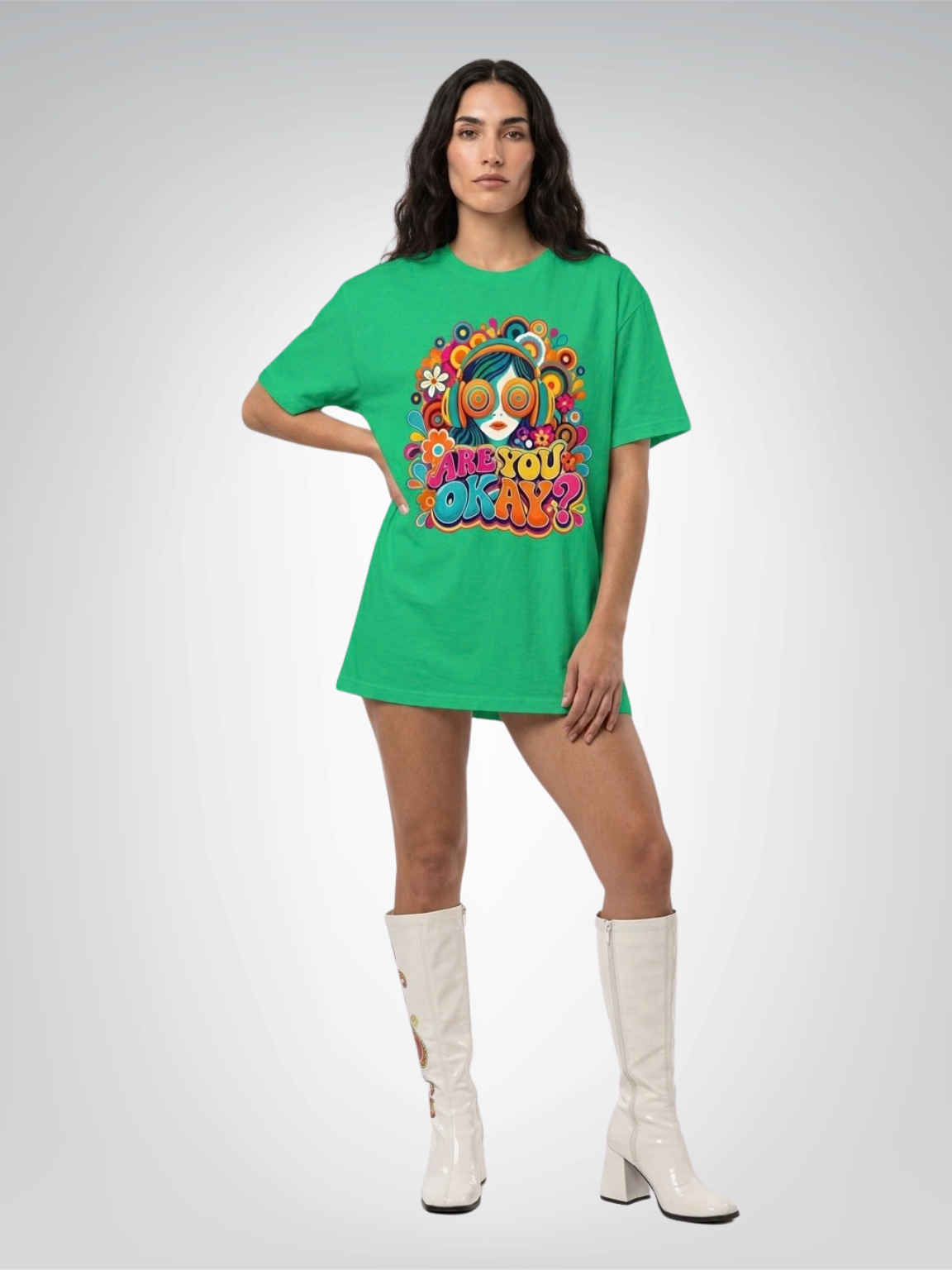 Are You Okay? - Beatnik Edition Heavyweight Unisex Tee
