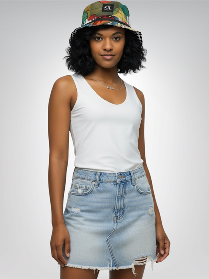 Around the Circle in Cossacks Reversible Bucket Hat