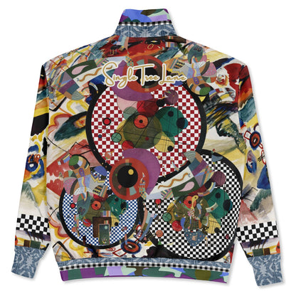 Around the Circle in Cossacks Heavyweight Oversized Quarter Zip Sweatshirt