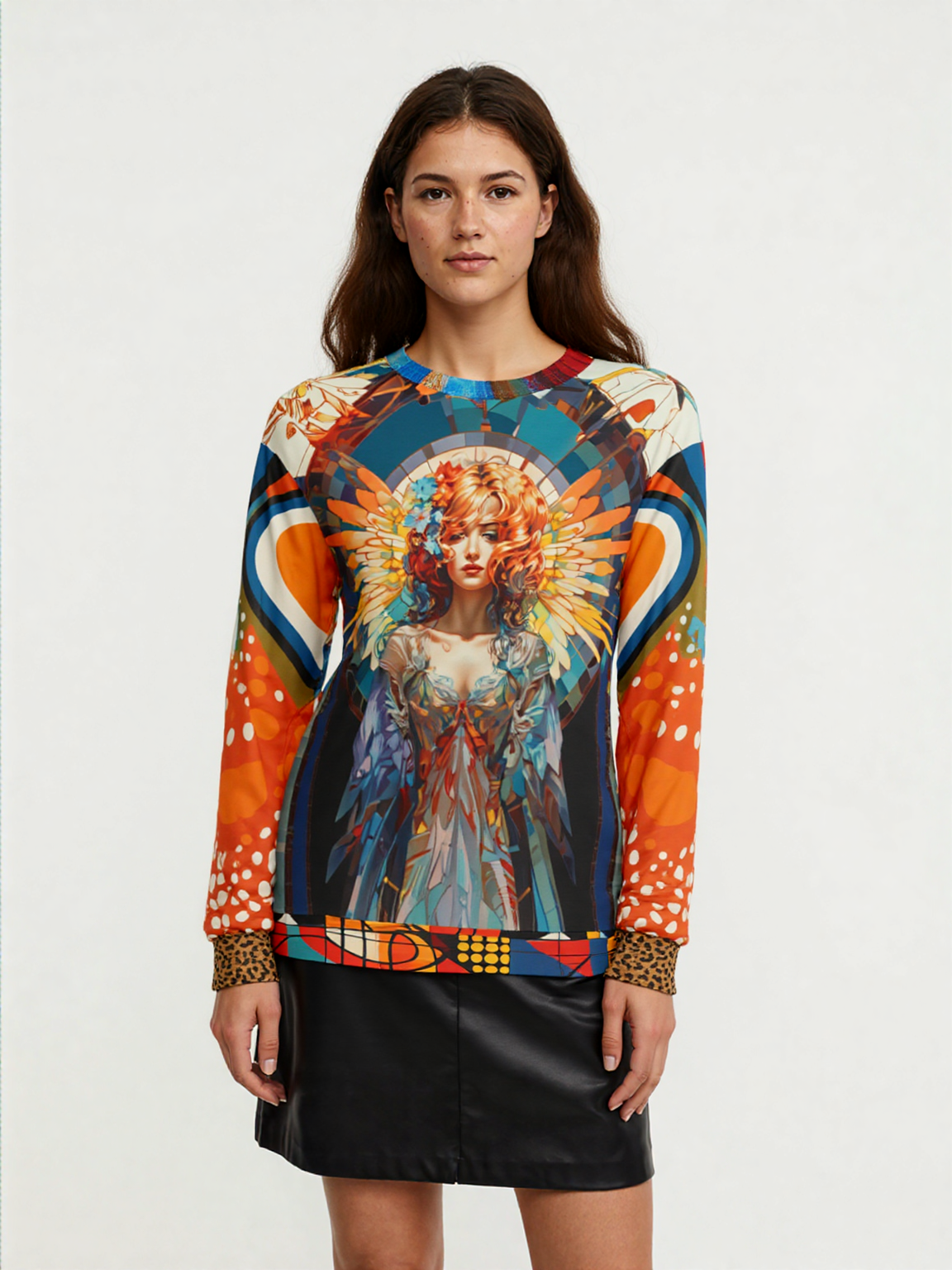 Art Deco Angel Unisex Sweatshirt (Gold Label)
