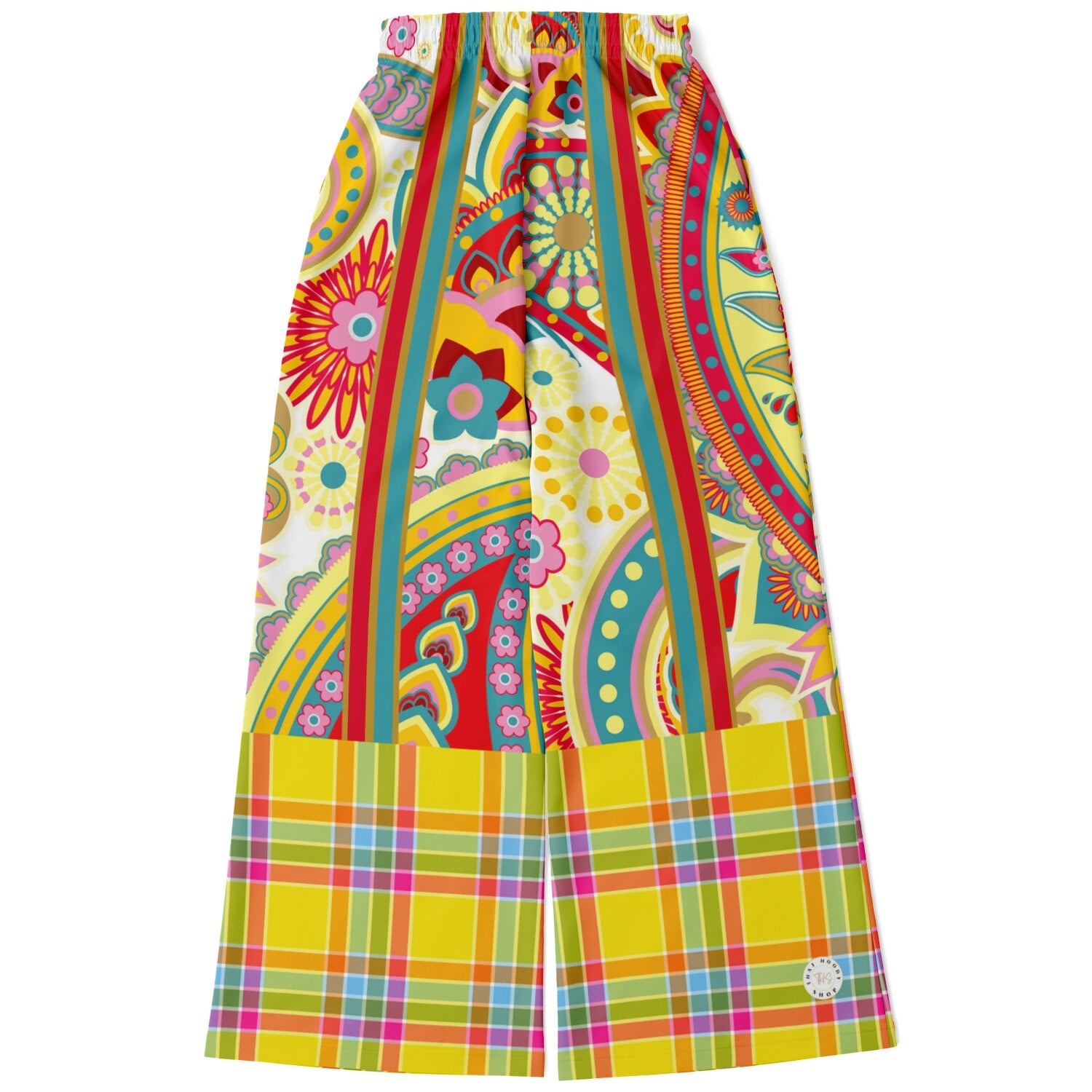 Ashbury Heights Paisley Eco-Poly Wide Leg Pants