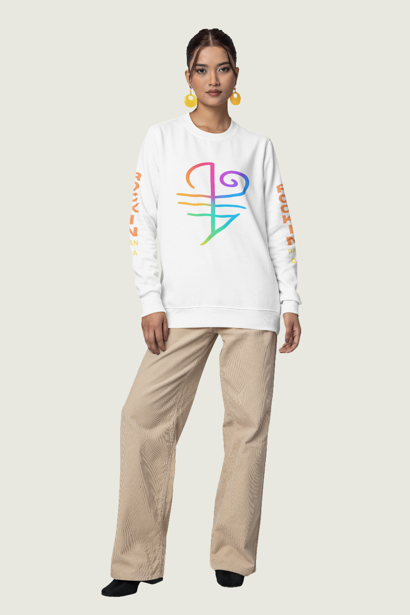 The Power of Boundaries - Protection Sigil Oversized Heavyweight Sweatshirt