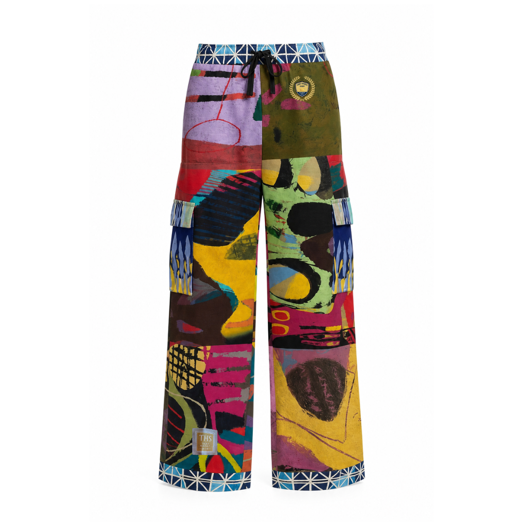 Beautiful Chaos Abstract Art Print Cargo Pants
