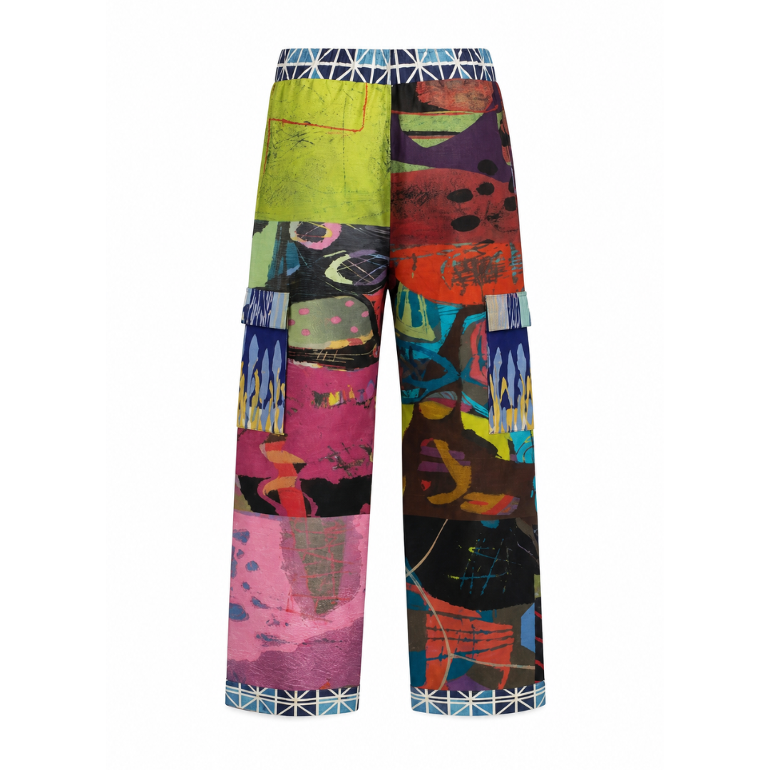 Beautiful Chaos Abstract Art Print Cargo Pants