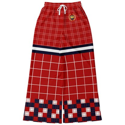 Best of Times - Worst of Times - Red 68 Rugby Eco-Poly Wide Leg Pants