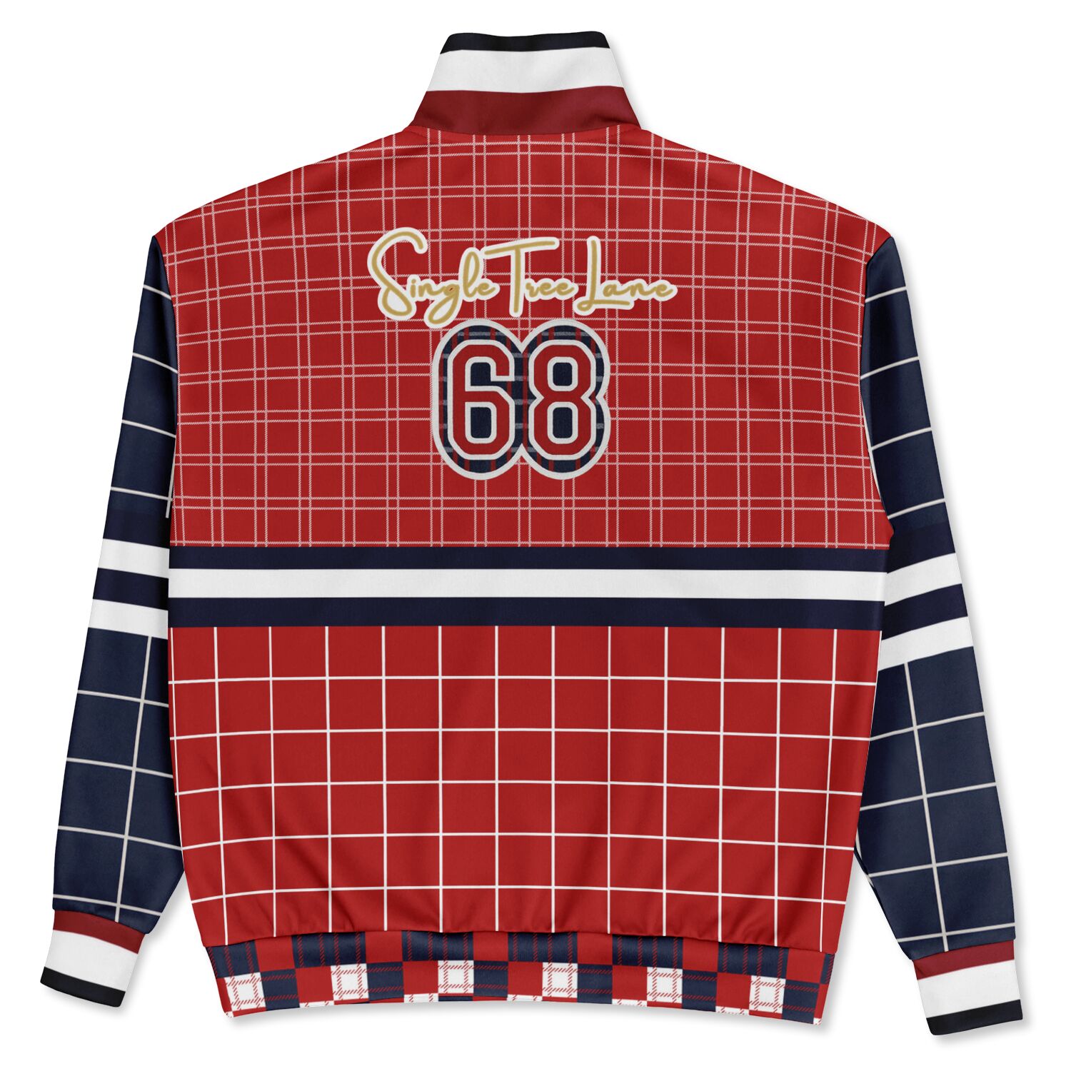 Best of Times - Worst of Times - Red 68 Rugby Heavyweight Oversized Quarter Zip Sweatshirt