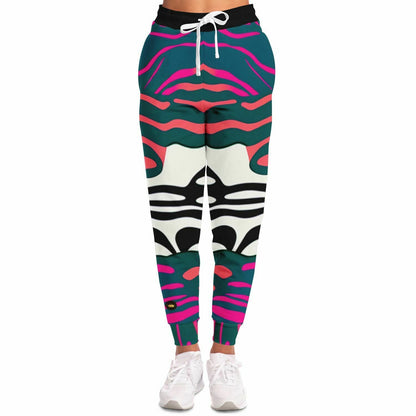 Electrified Zebra Eco-Poly Unisex Joggers