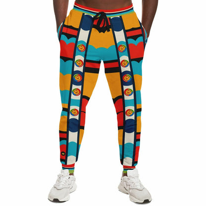 Big City Girl ATL Geometric Stripe Eco-Poly Unisex Joggers