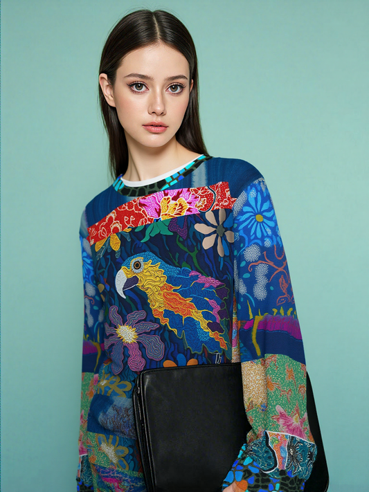 Bird in Blue 'C' Sharp Unisex Sweatshirt (Gold Label)