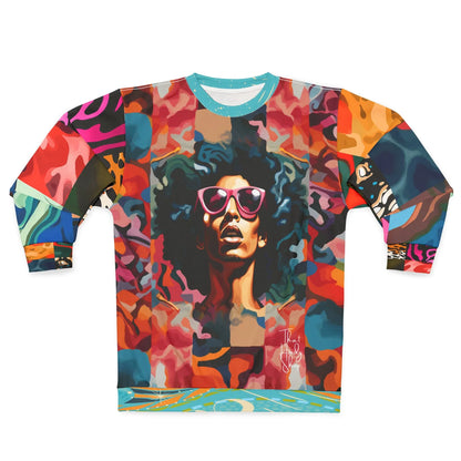 Black Jesus Pop Art Patchwork Unisex Sweatshirt (Gold Label)