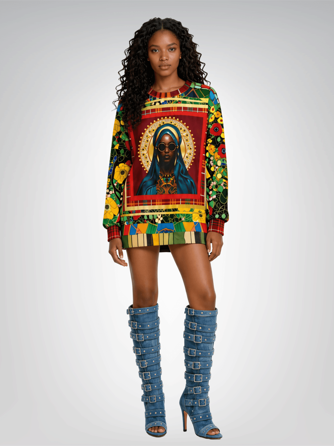 Black Madonna of My Soul Unisex Sweatshirt (Gold Label)