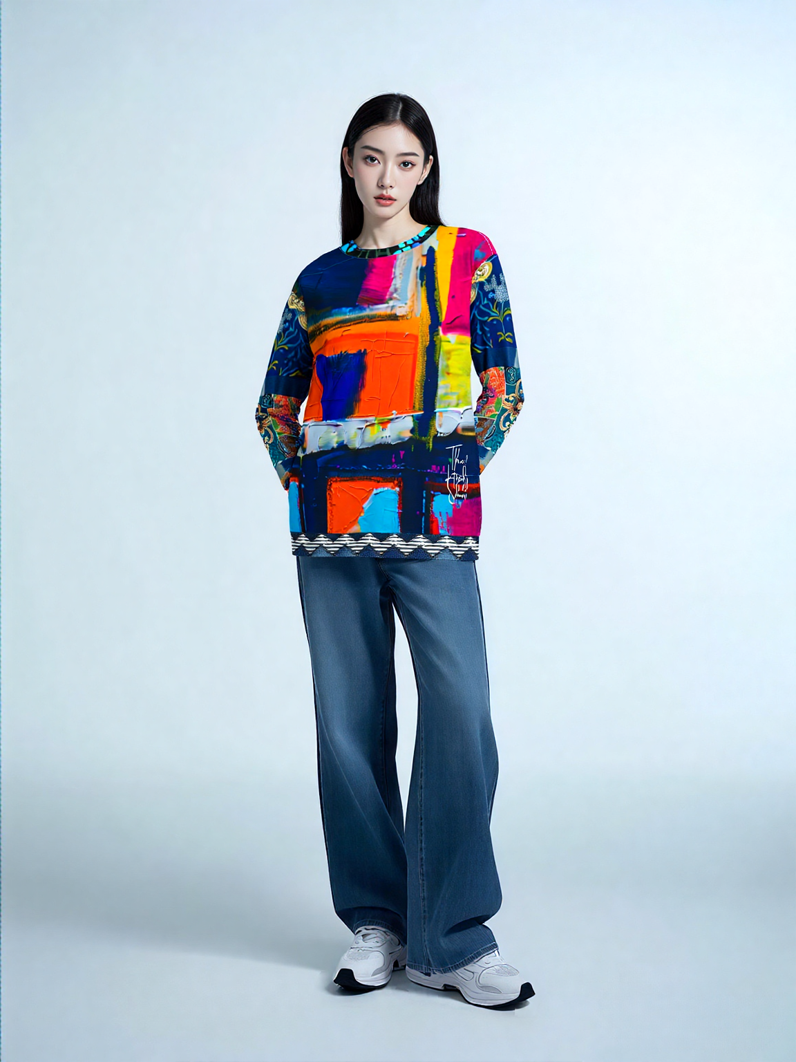 Blocked in Color Unisex Sweatshirt (Gold Label)