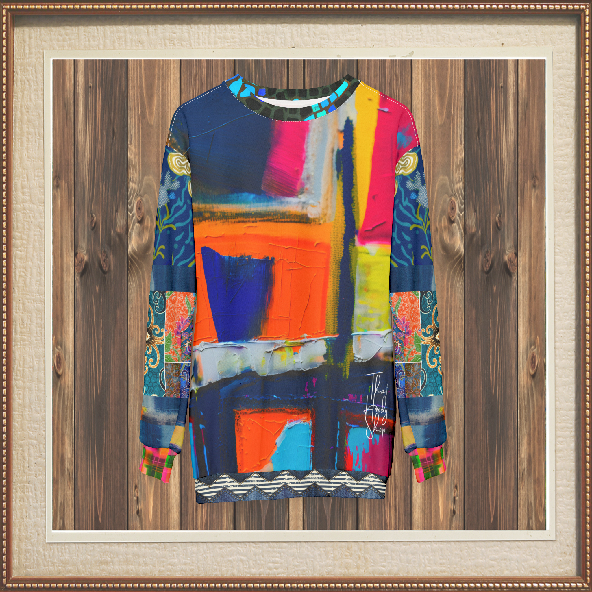 Blocked in Color Unisex Sweatshirt (Gold Label)