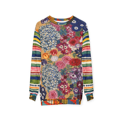 Bloom &amp; Brush Floral Unisex Sweatshirt (Gold Label)