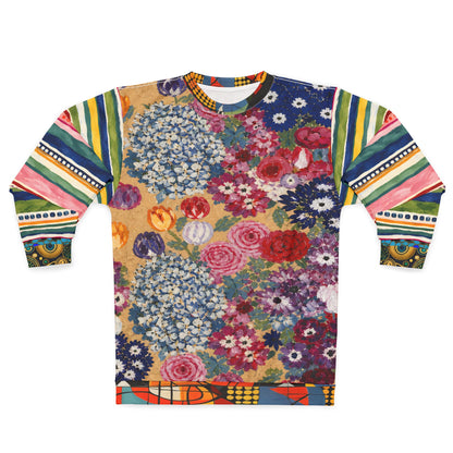 Bloom &amp; Brush Floral Unisex Sweatshirt (Gold Label)