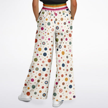 Bloom Baby Bloom in Wild Dots Galore Eco-Poly Wide Leg Pants