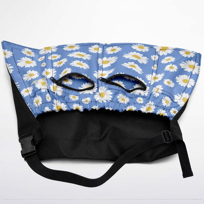 Blue in My Daisies Floral Garden Harvest Bag