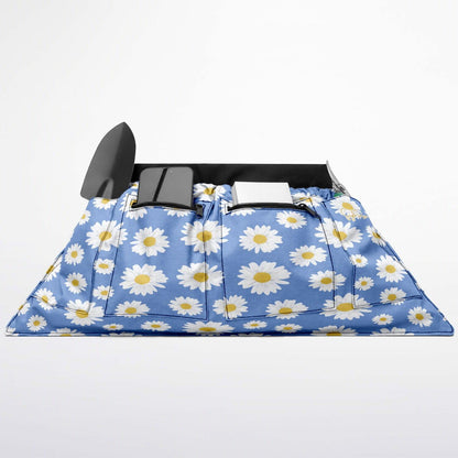 Blue in My Daisies Floral Garden Harvest Bag