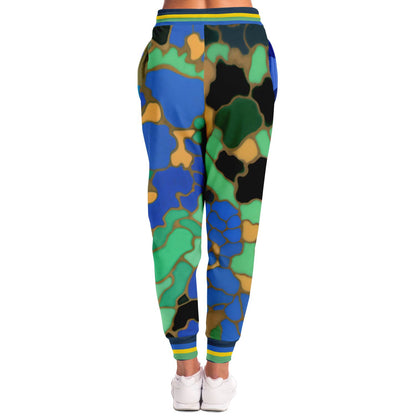 1986 Blue Iris Mosaic Eco-Poly Unisex Joggers