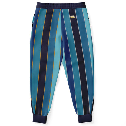 Blue Mood Rugby Stripe Eco-Poly Unisex Joggers