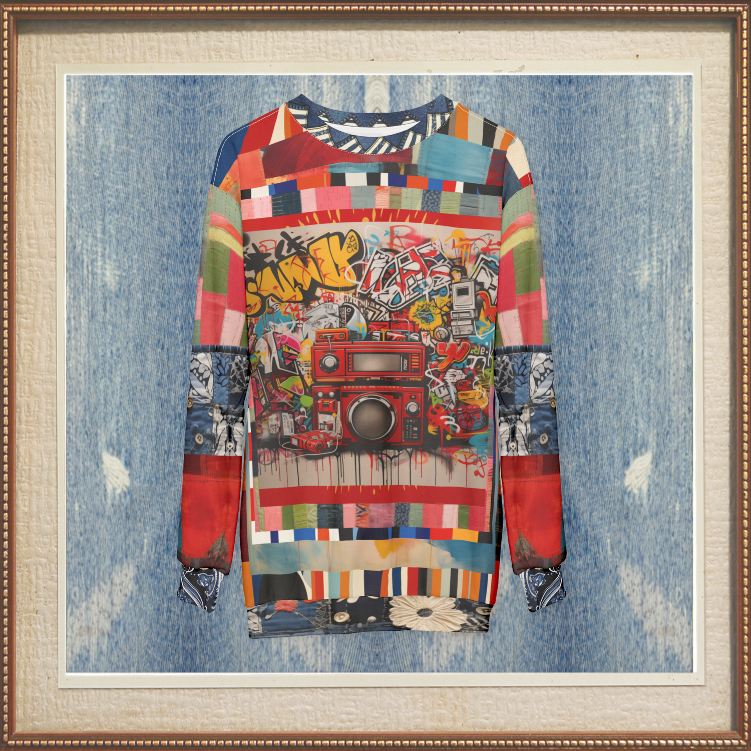 Boom Box - Music is Life Unisex Sweatshirt (Gold Label)