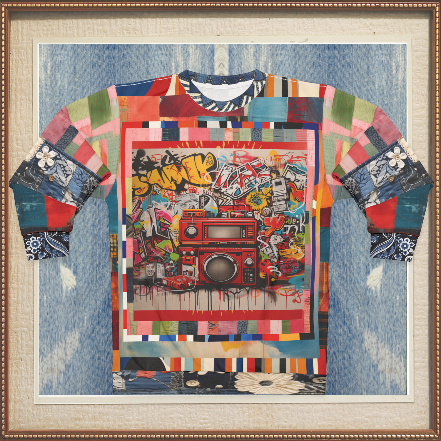 Boom Box - Music is Life Unisex Sweatshirt (Gold Label)