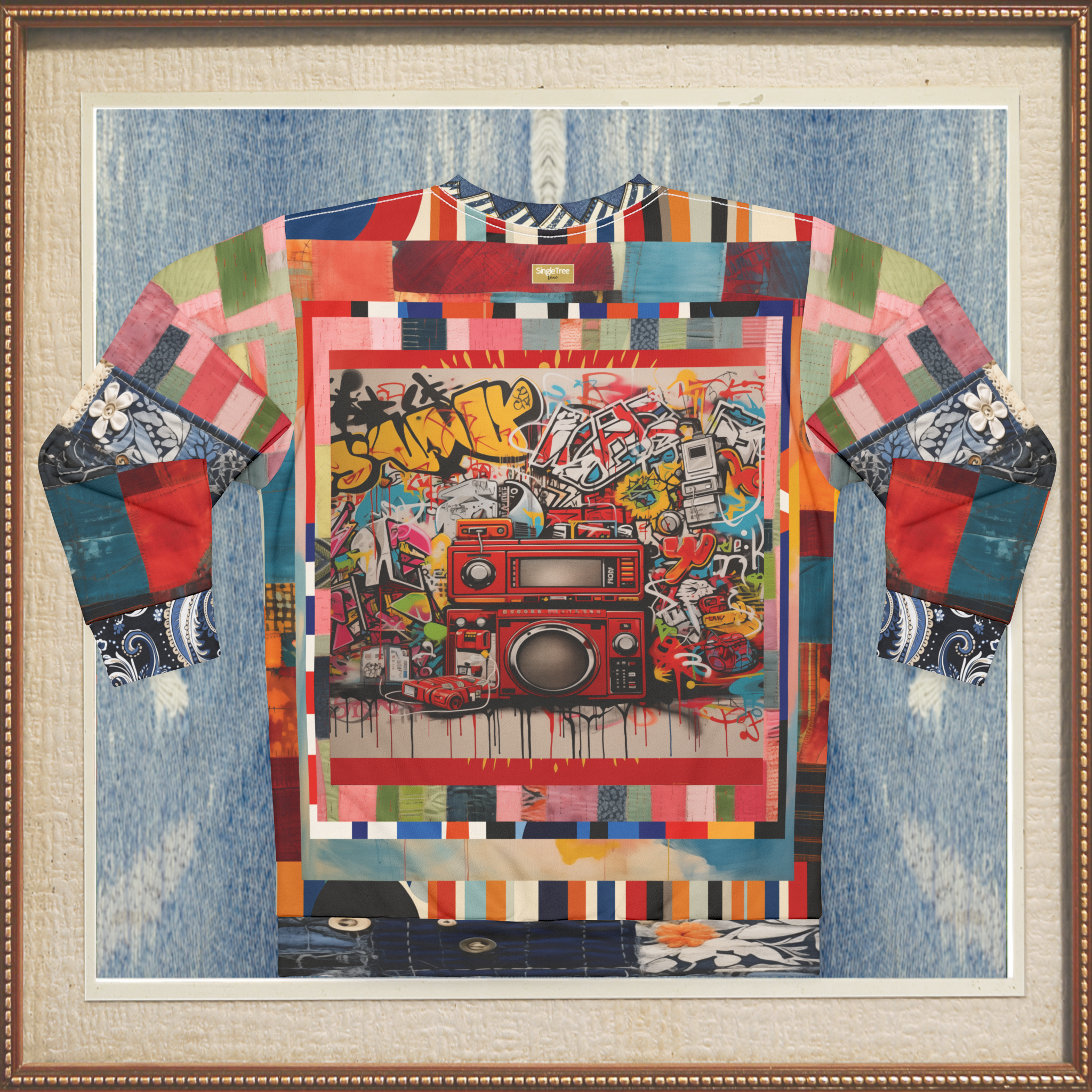 Boom Box - Music is Life Unisex Sweatshirt (Gold Label)