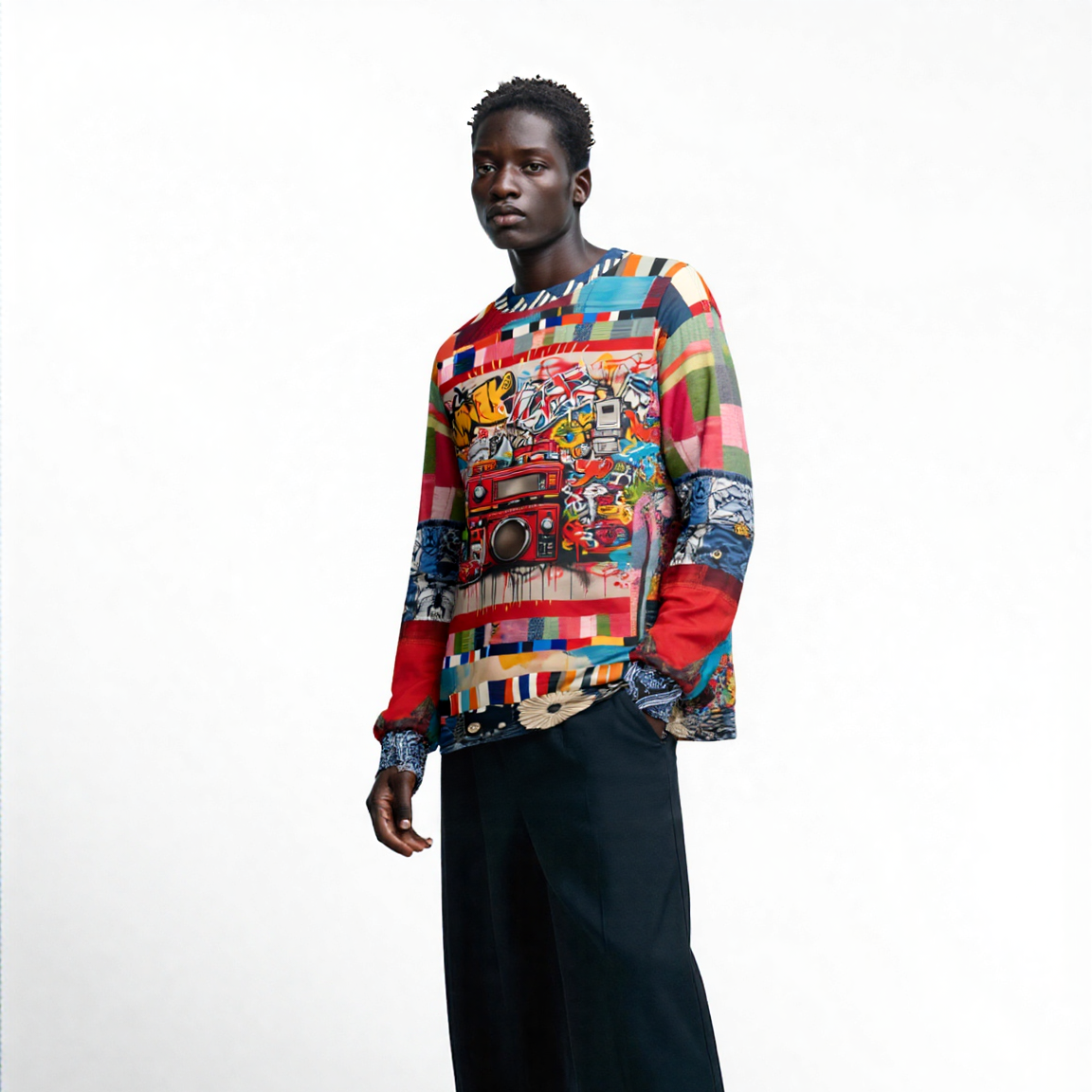 Boom Box - Music is Life Unisex Sweatshirt (Gold Label)