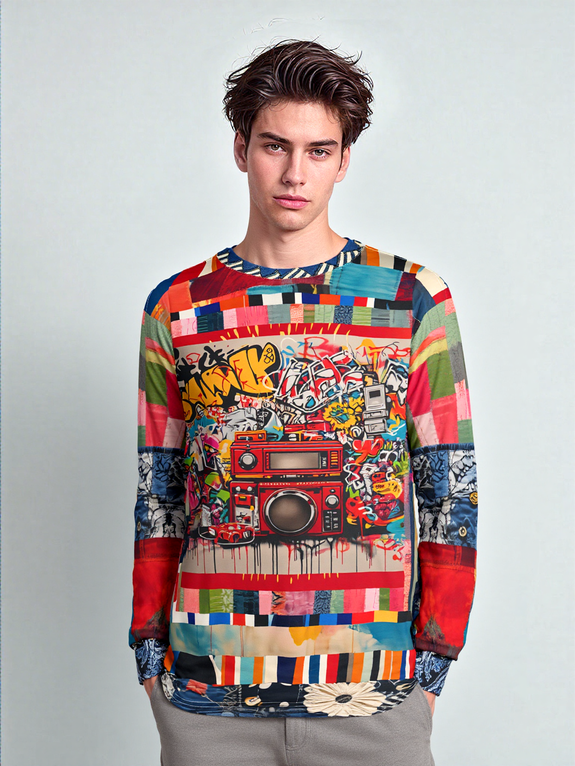 Boom Box - Music is Life Unisex Sweatshirt (Gold Label)