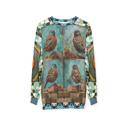 Bye Bye Birdie Quadriptych Four-Panel Print Unisex Sweatshirt (Gold Label)