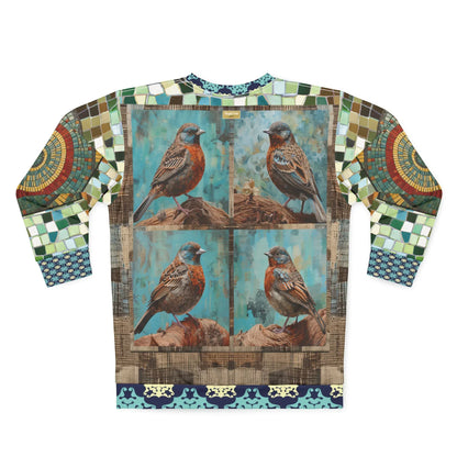 Bye Bye Birdie Quadriptych Four-Panel Print Unisex Sweatshirt (Gold Label)