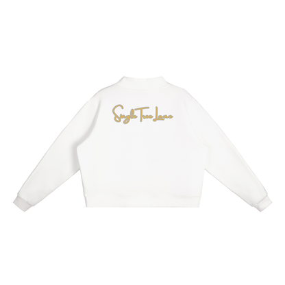 Spoiled &amp;  Entitled™ + STL Essential Fleece Mock T-Neck Crew Sweatshirt