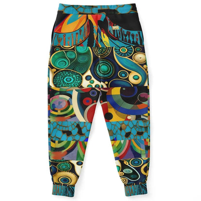 Little Miss Sassy Afro Girl Patchwork Eco-Poly Unisex Joggers