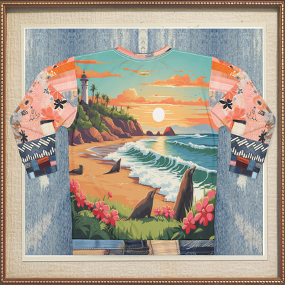 I Love You California - Santa Barbara Coast Sea Lions Unisex Sweatshirt (Gold Label)