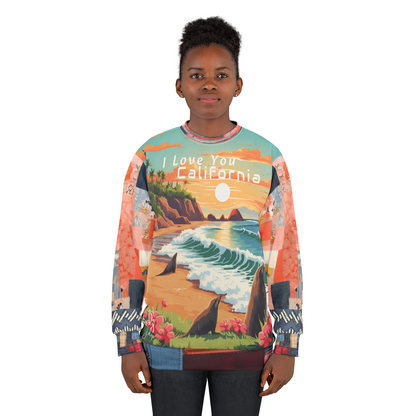I Love You California - Santa Barbara Coast Sea Lions Unisex Sweatshirt (Gold Label)