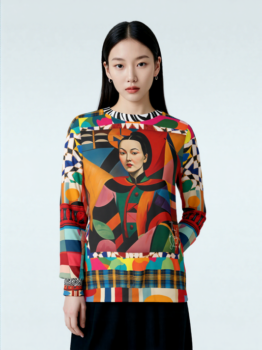 Call Me Comandante Asian Art Unisex Sweatshirt (Gold Label)