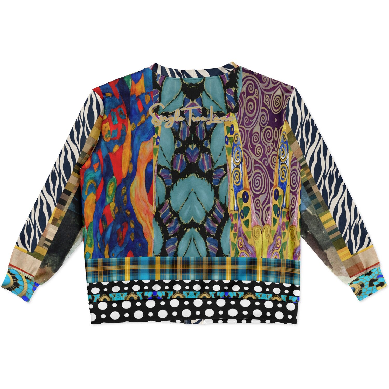 Call Me Fritza Art Deco Print Heavyweight Unisex Cardigan
