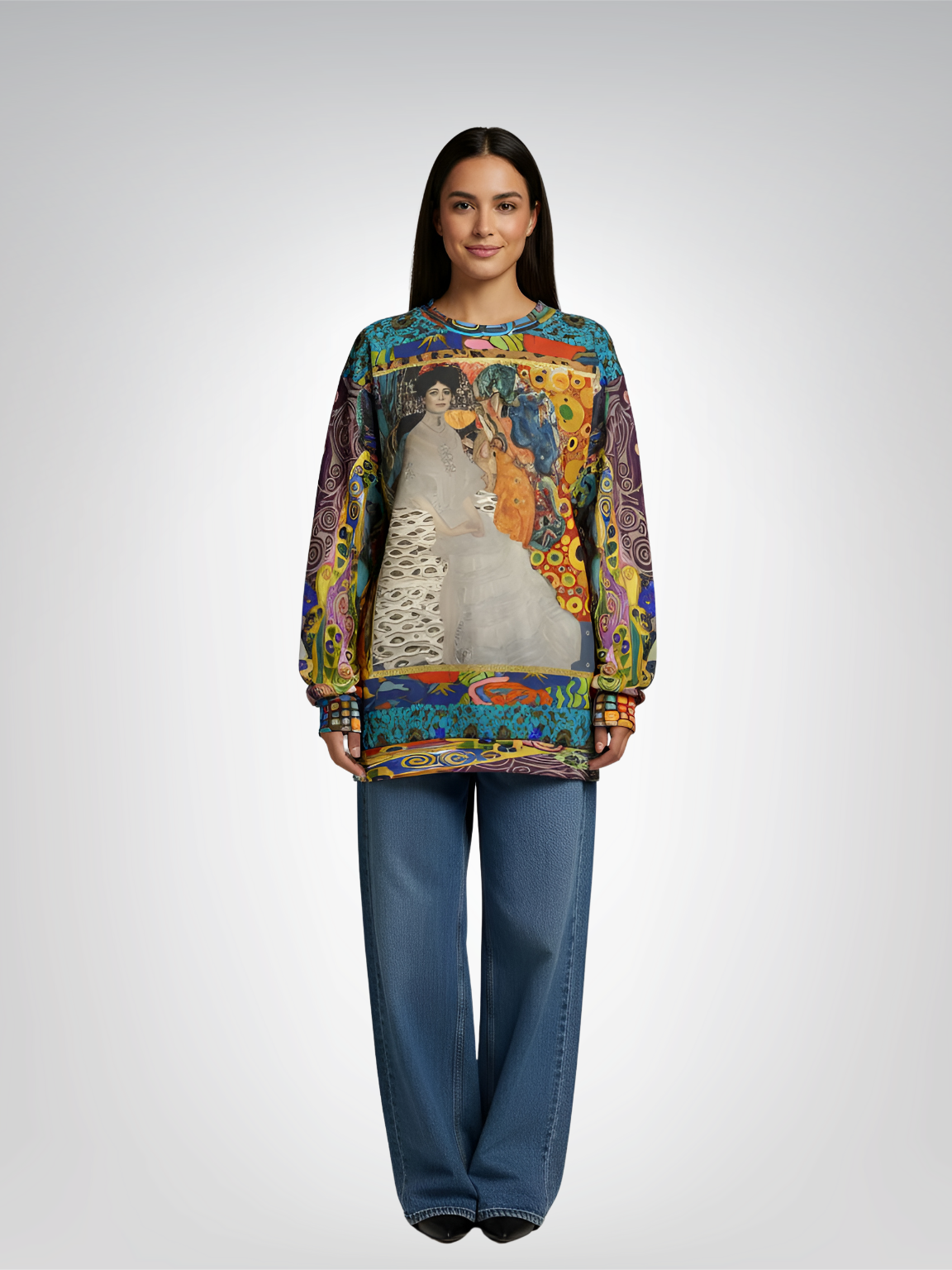 Call Me Fritza Art Deco Print Unisex Sweatshirt (Gold Label)